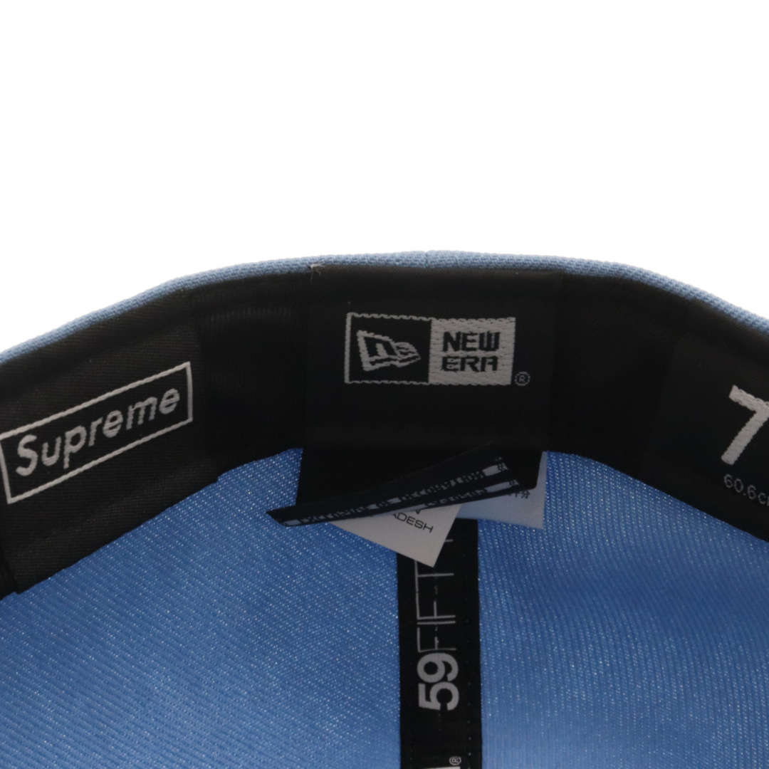 Supreme(シュプリーム)のSUPREME シュプリーム 21SS×New Era Goat ニューエラ ゴート 刺繍ロゴ ベースボールキャップ 帽子 ブルー メンズの帽子(キャップ)の商品写真