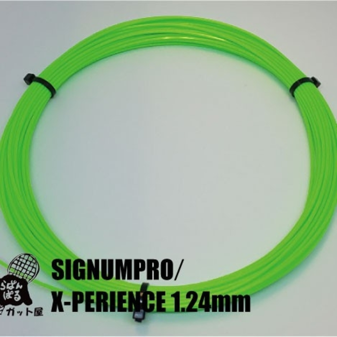 SIGNUM PRO(シグナムプロ)の【12Mカット】エクスペリエンス 1.24mm XPERIENCE シグナムプロ スポーツ/アウトドアのテニス(その他)の商品写真