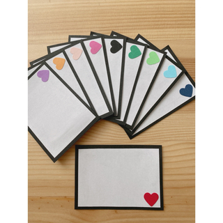 ミニカード メッセージカード 30枚 カラフル(カード/レター/ラッピング)