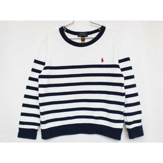 ラルフローレン(Ralph Lauren)の[ラルフローレン/Ralph Lauren]120cm トレーナー/スウェット/スエット 白×濃紺【中古】子供服 キッズ kids 男の子 女の子 春秋 tops 022042(トレーナー)