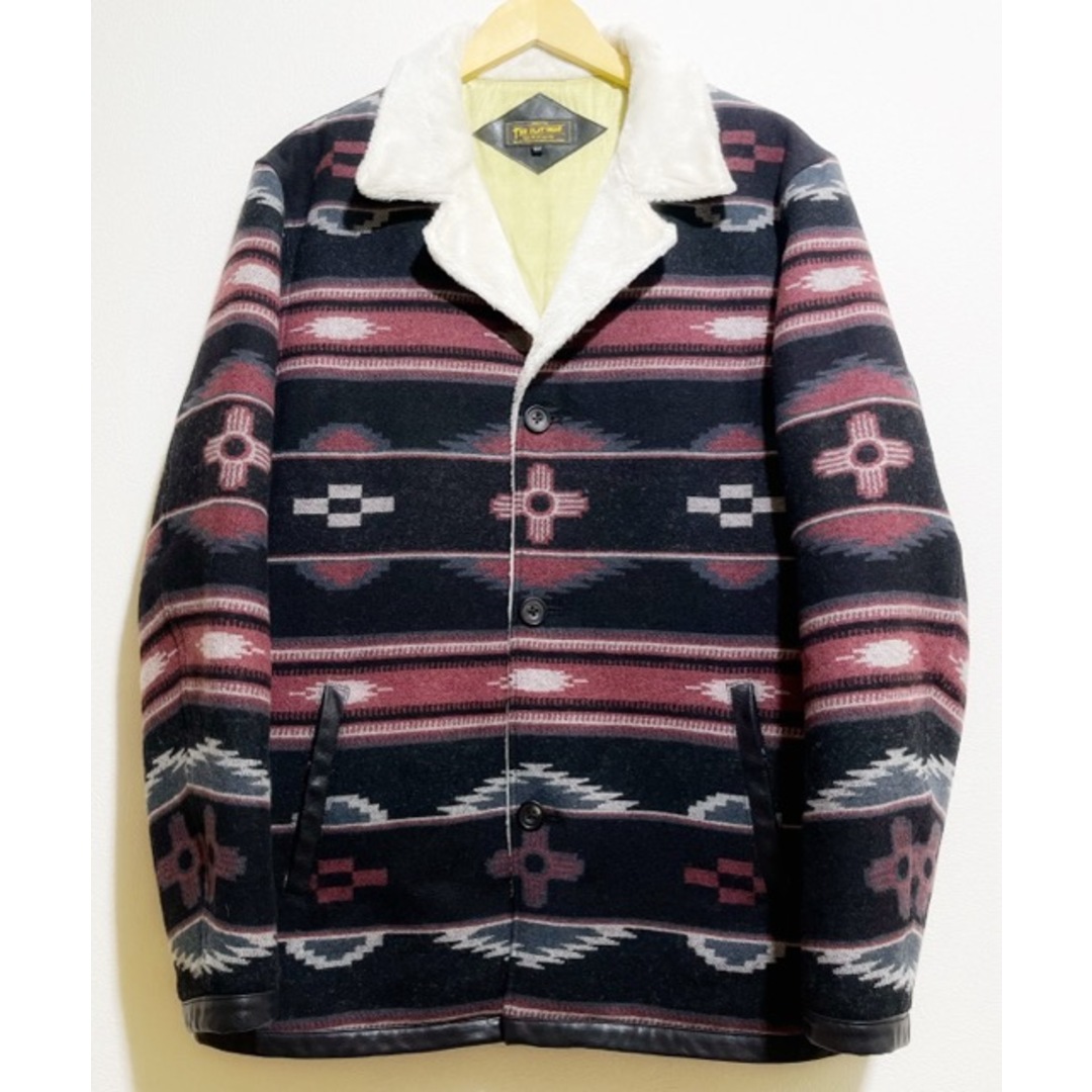 THE FLAT HEAD(フラットヘッド)のTHE FLAT HEAD（フラット ヘッド ）F-OWJ-102 NATIVE PATTERN BLANKET BOA JACKET ネイティブパターン ブランケット ボア ジャケット【A31320-007】 メンズのジャケット/アウター(その他)の商品写真