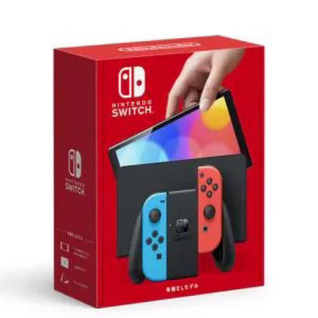 【新品未開封！】Nintendo Switch 本体 有機ELモデル エンタメ/ホビーのゲームソフト/ゲーム機本体(家庭用ゲーム機本体)の商品写真