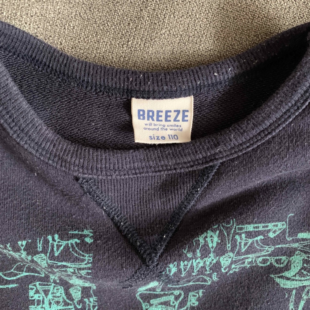 LITTLE BEAR CLUB(リトルベアークラブ)のLITTLE BEAR CLUB X BREEZE キッズトレーナー　2枚セット キッズ/ベビー/マタニティのキッズ服男の子用(90cm~)(Tシャツ/カットソー)の商品写真