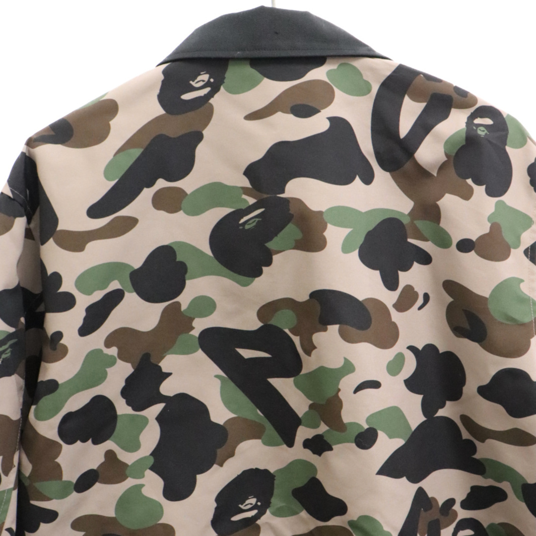 A BATHING APE(アベイシングエイプ)のA BATHING APE アベイシングエイプ ×A.P.C. CAMO COACH JACKET アーペーセー カモコーチジャケット ブラウン/カーキ 001LJI231904C メンズのジャケット/アウター(フライトジャケット)の商品写真