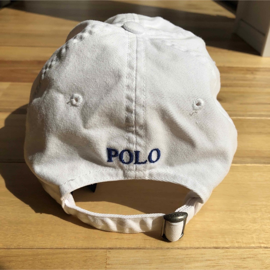 POLO RALPH LAUREN(ポロラルフローレン)のPOLO RALPH LAURENポロラルフローレン　キャップ　フリー　ホワイト メンズの帽子(キャップ)の商品写真