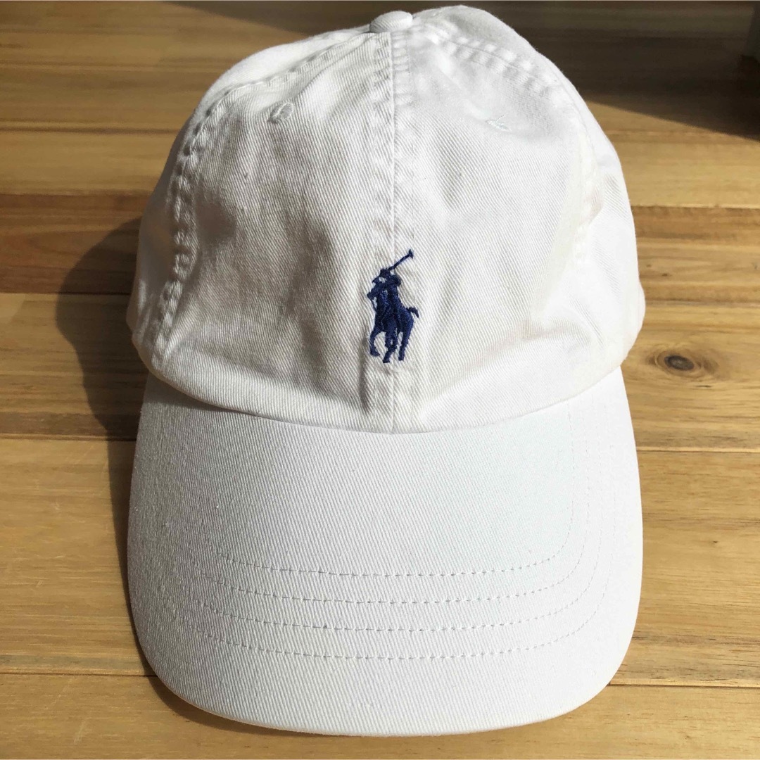 POLO RALPH LAUREN(ポロラルフローレン)のPOLO RALPH LAURENポロラルフローレン　キャップ　フリー　ホワイト メンズの帽子(キャップ)の商品写真