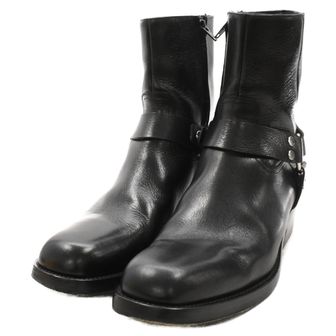 celine(セリーヌ)のCELINE セリーヌ RIDER BOOTS バックロゴハーネスライダーブーツ MG1202 ブラック メンズの靴/シューズ(ブーツ)の商品写真