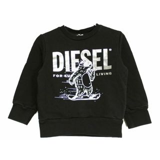 【値下げ!】[ディーゼルキッズ/DIESEL kids]100cm位 トレーナー/スウェット 黒 '20年製【中古】子供服 キッズ kids 男の子 秋冬 200132 tops