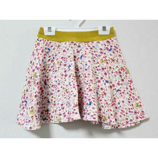 プチバトー(PETIT BATEAU)の《プチバトー/PETIT BATEAU》140cm スカート 白×ピンク系【中古】子供服 キッズ kids ジュニア 女の子 春夏 124032 bottoms(スカート)