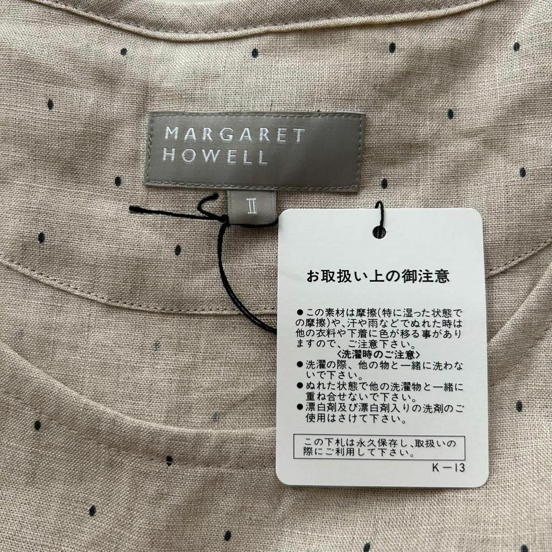 MARGARET HOWELL(マーガレットハウエル)のMARGARET HOWELL LINEN OVAL SPOT PRINT レディースのワンピース(ロングワンピース/マキシワンピース)の商品写真