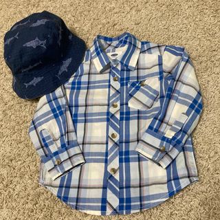 オールドネイビー(Old Navy)のオールドネイビー　シャツ　帽子　2点(ブラウス)