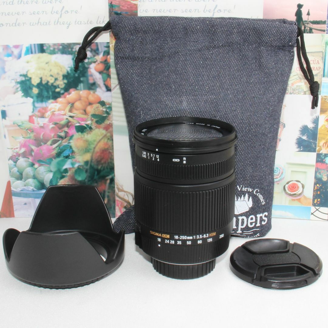 SIGMA(シグマ)の❤️手振れ補正内蔵❤️シグマ 18-250mm DC OS HSM ニコン用 スマホ/家電/カメラのカメラ(デジタル一眼)の商品写真