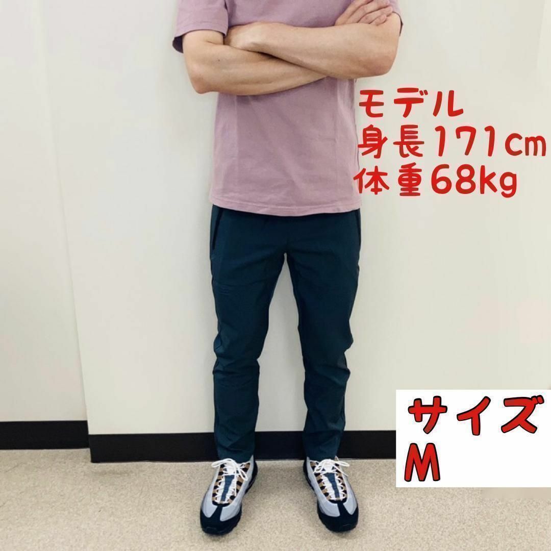 【即日発送】薄手 パンツ ロングパンツ スキニー　伸縮 ストレッチ　黒　ＸL メンズのパンツ(チノパン)の商品写真