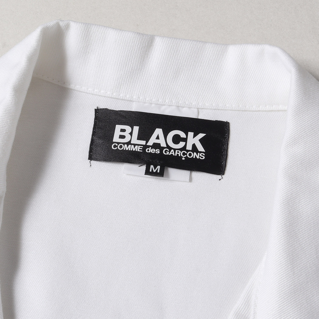 BLACK COMME des GARCONS(ブラックコムデギャルソン)のBLACK COMME des GARCONS ブラック コムデギャルソン コート サイズ:M 22SS リビルド EVA樹脂ポケット コットン ツイル エンジニアコート 1I-C004 再構築 リメイク ホワイト 白 アウター ジャケット 上着【メンズ】【中古】 メンズのジャケット/アウター(その他)の商品写真