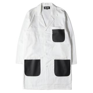 ブラックコムデギャルソン(BLACK COMME des GARCONS)のBLACK COMME des GARCONS ブラック コムデギャルソン コート サイズ:M 22SS リビルド EVA樹脂ポケット コットン ツイル エンジニアコート 1I-C004 再構築 リメイク ホワイト 白 アウター ジャケット 上着【メンズ】【中古】(その他)