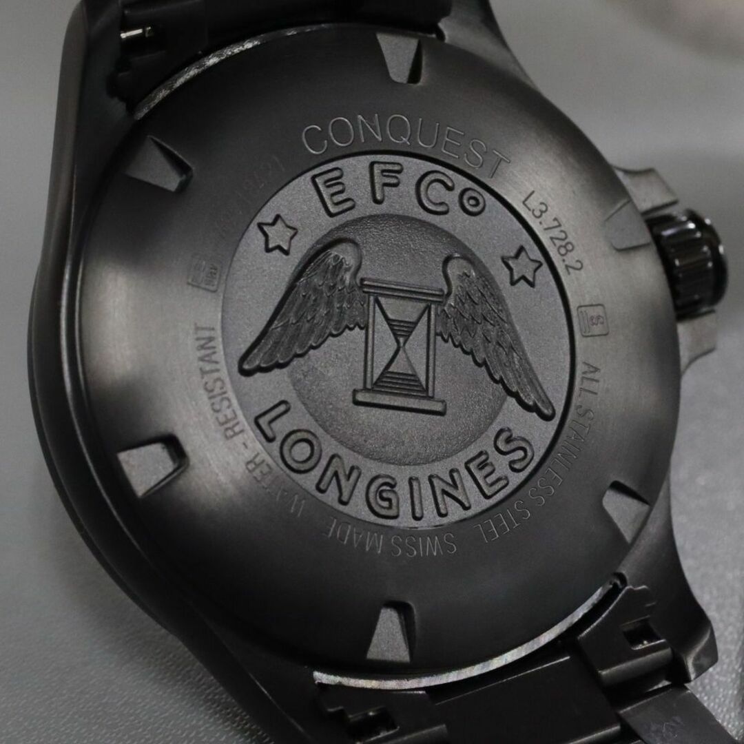 LONGINES(ロンジン)のロンジン コンクエスト V.H.P. GMT(L3.728.2.56.6) メンズの時計(腕時計(アナログ))の商品写真