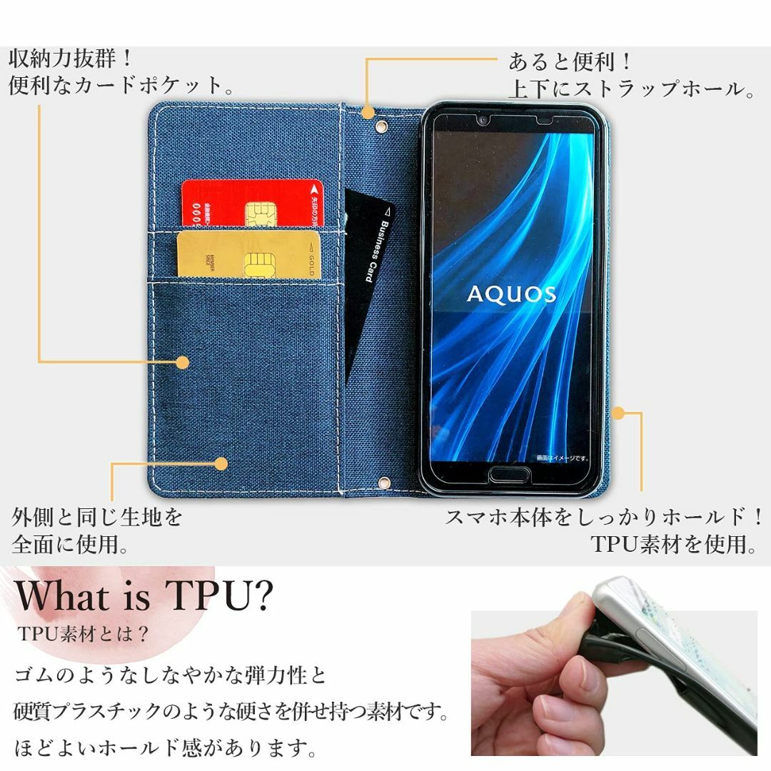 HTC U11 HTV33 ケース カバー 手帳型 手帳型ケース HTV33ケー スマホ/家電/カメラのスマホアクセサリー(その他)の商品写真