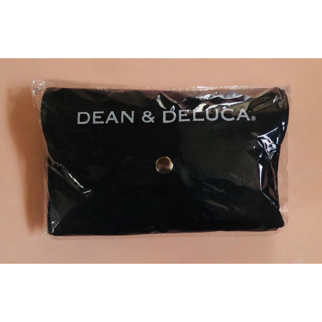 DEAN & DELUCA(ディーンアンドデルーカ)の【新品】エコバッグ折り畳みバッグブラックDEAN＆DELUCAディーン&デルーカ レディースのバッグ(エコバッグ)の商品写真