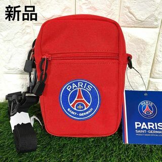 パリサンジェルマン(Paris Saint-Germain)の新品　PSG パリサンジェルマン　ショルダーバッグ  赤(ショルダーバッグ)