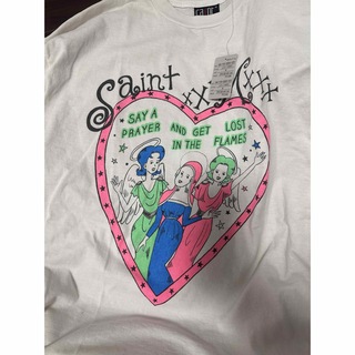 SAINT Mxxxxxx  LS T PINK HEART セントマイケル　(Tシャツ/カットソー(七分/長袖))