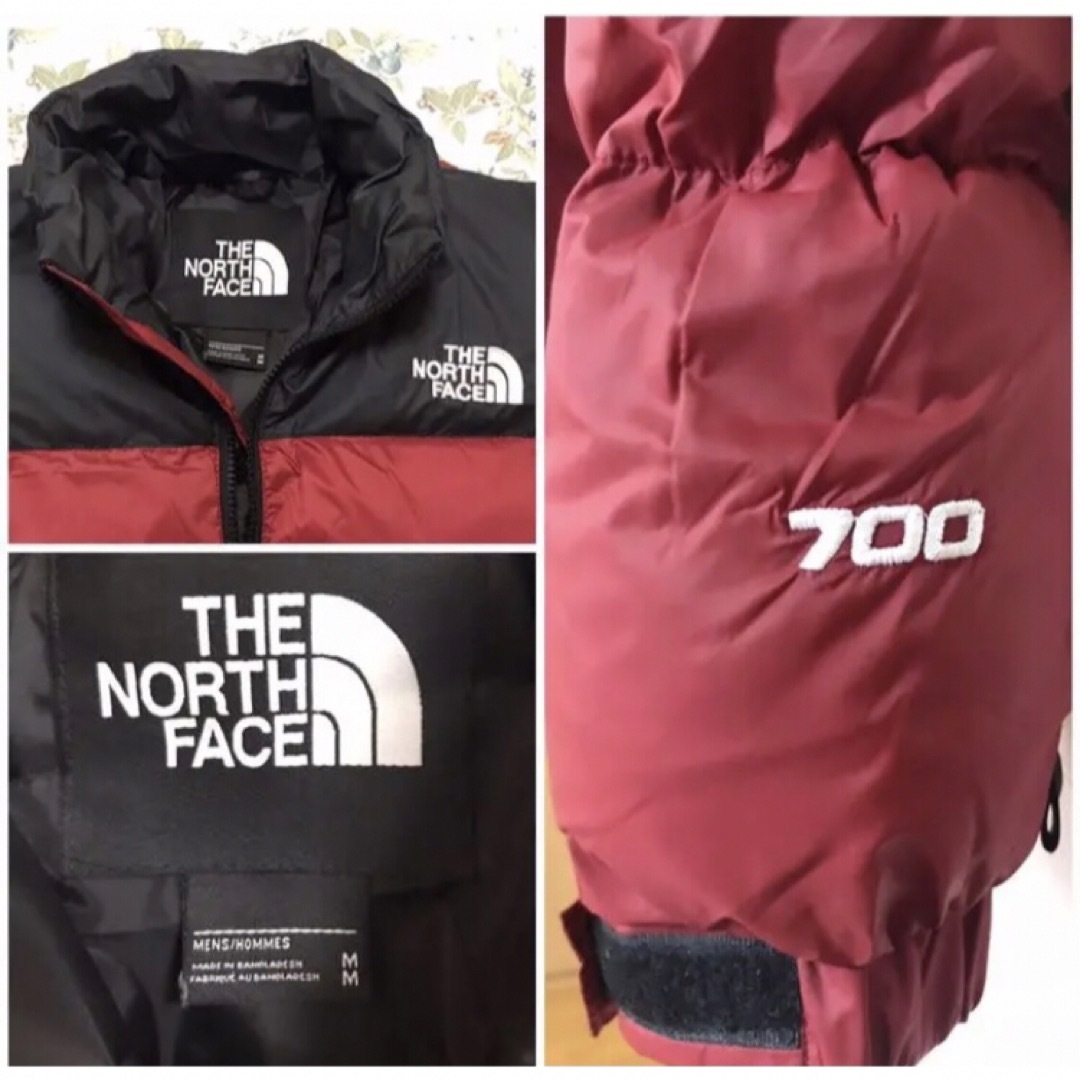 THE NORTH FACE(ザノースフェイス)のTHE NORTH FACE 700 FILLダウンジャケットメンズマルーン色M メンズのジャケット/アウター(ダウンジャケット)の商品写真