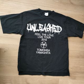 ヤマシタトモヒサ(山下智久)の山下智久　ツアーTシャツ　UNLEASHED　2018　山P　グッズ(アイドルグッズ)