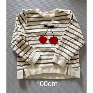 プティマイン(petit main)のプティマイン　裏毛トレーナー　100cm(Tシャツ/カットソー)