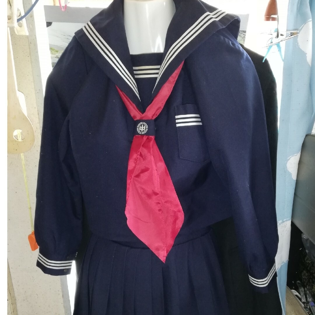 EY 5182中学冬服白３本線Mサイズ エンタメ/ホビーのコスプレ(衣装)の商品写真