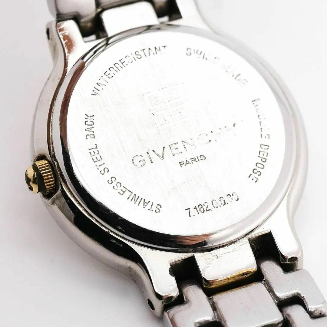 GIVENCHY(ジバンシィ)の《希少》GIVENCHY 腕時計 ホワイト ヴィンテージ レディース デイト l レディースのファッション小物(腕時計)の商品写真