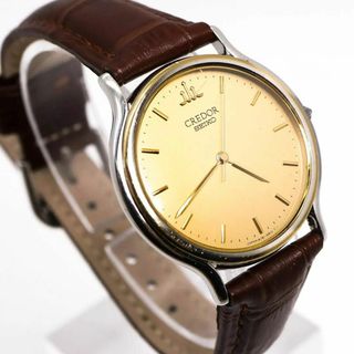 セイコー(SEIKO)の《希少》SEIKO CREDOR 腕時計 18金ゴールド クォーツ メンズ k(腕時計(アナログ))