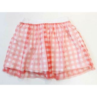 クレードスコープ(kladskap)の☆クレードスコープ/kladskap☆120cm スカート オレンジ×白 【中古】子供服 キッズ kids 女の子 春夏 131032 bottoms(スカート)