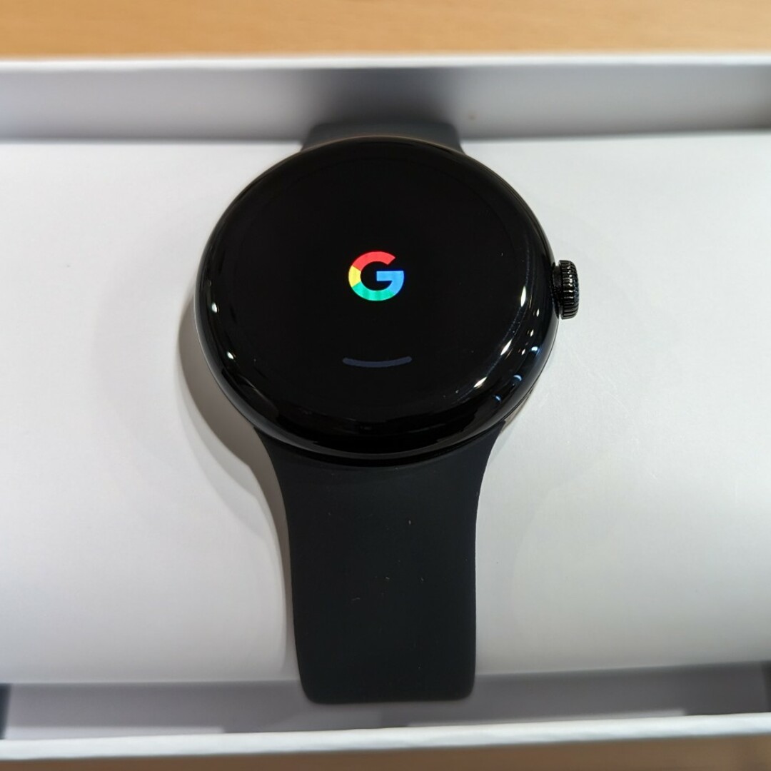 Google(グーグル)のGoogle PIXEL WATCH BT/WI-FI MATTE BLA スマホ/家電/カメラのスマートフォン/携帯電話(その他)の商品写真