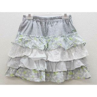 ニットプランナー(KP)の〓ニットプランナー/KP〓150cm スカート グレー【中古】子供服 キッズ kids ジュニア 女の子 夏 916032 bottoms(スカート)