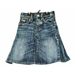 DENIM DUNGAREE - [デニム＆ダンガリー/DENIM DUNGAREE/D＆D]110cm デニムスカート インディゴブルー【中古】子供服 キッズ kids 女の子 春夏秋冬 102132 bottoms