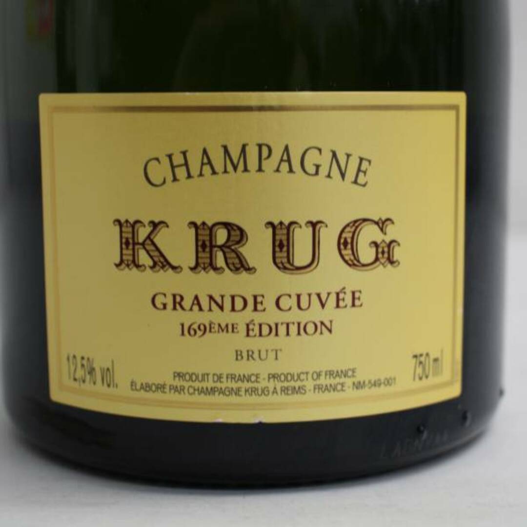 Krug(クリュッグ)のクリュッグ グラン キュヴェ 169EME EDITION 食品/飲料/酒の酒(シャンパン/スパークリングワイン)の商品写真