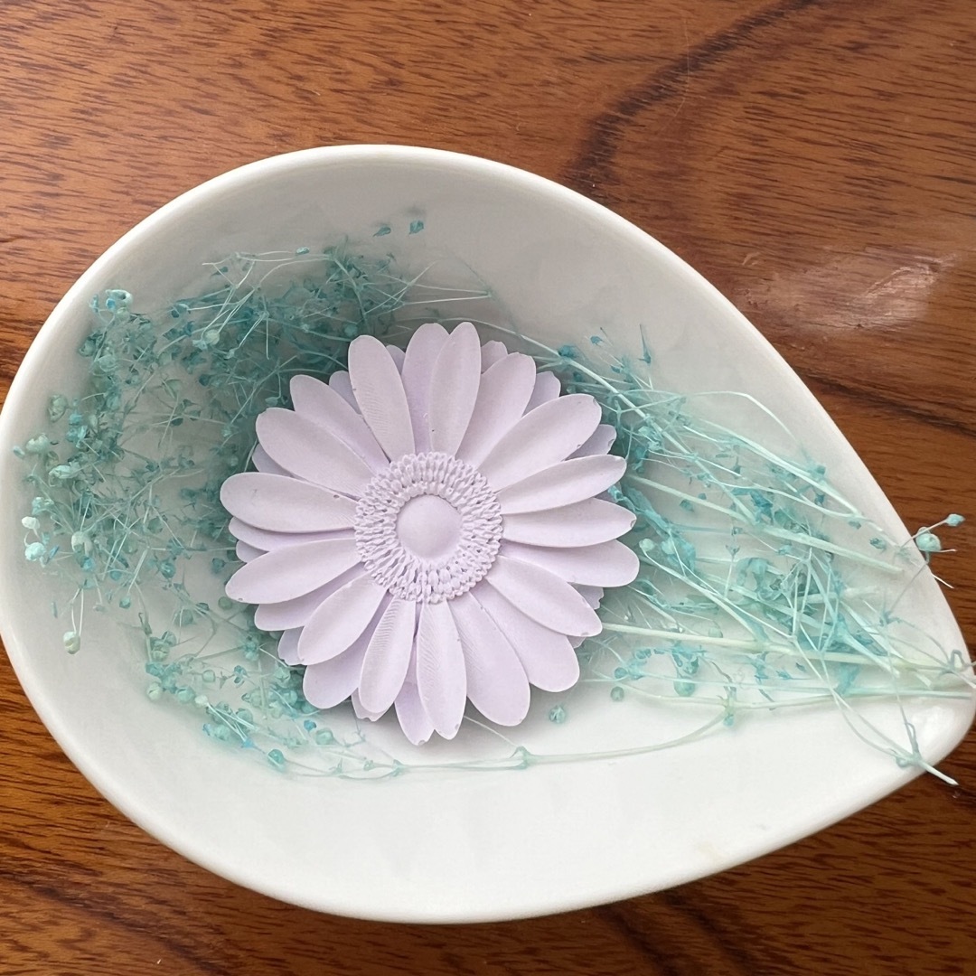 石膏アロマストーン　花⓶ ハンドメイドのインテリア/家具(アロマ/キャンドル)の商品写真