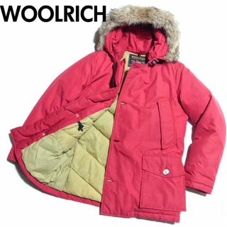 ウールリッチ(WOOLRICH)のウールリッチ アークティック パーカー ファー ダウン ジャケット XS レッド(ダウンジャケット)