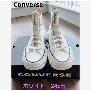 CONVERSE - コンバース☆韓国カスタマイズ ハイカット 黒 23.0cm 新品