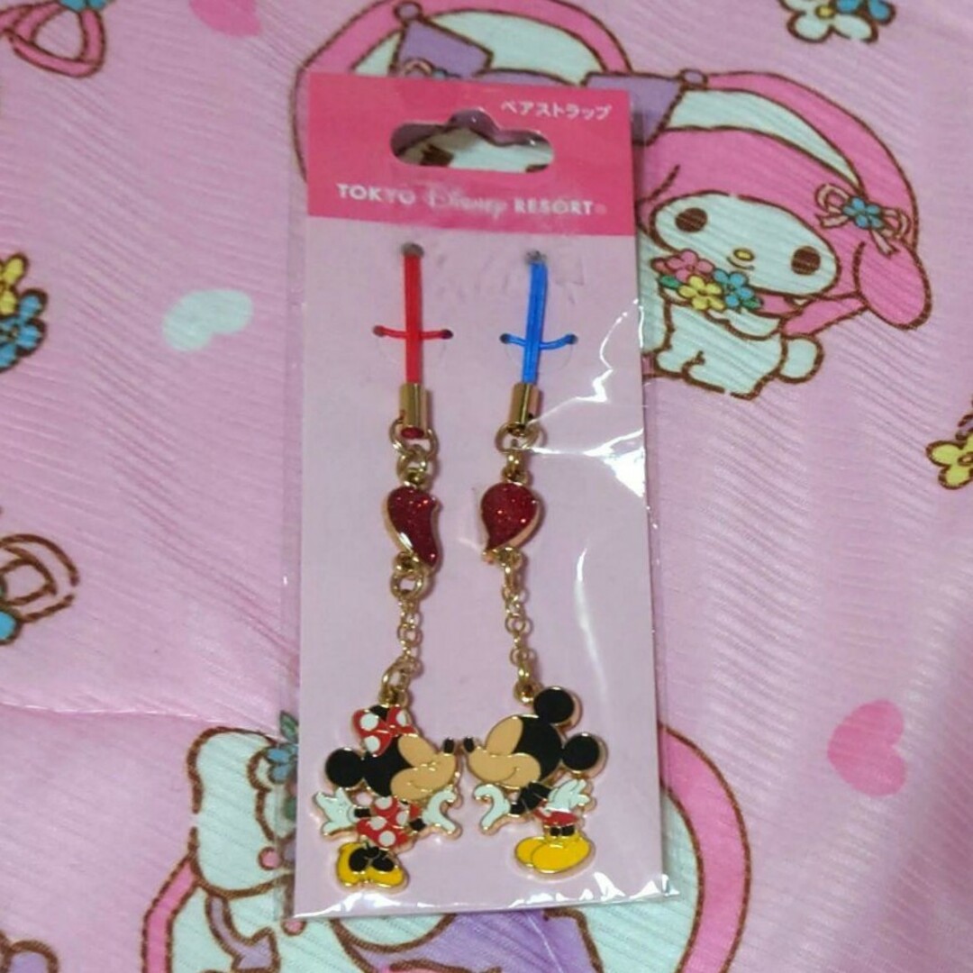 ディズニー ミッキー&ミニー ペアストラップ ディズニーリゾート | フリマアプリ ラクマ