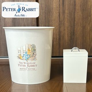 ピーターラビット(PETER RABBIT（TM）)のピーターラビットごみ箱　ミニダストボックス　2個セット(ごみ箱)