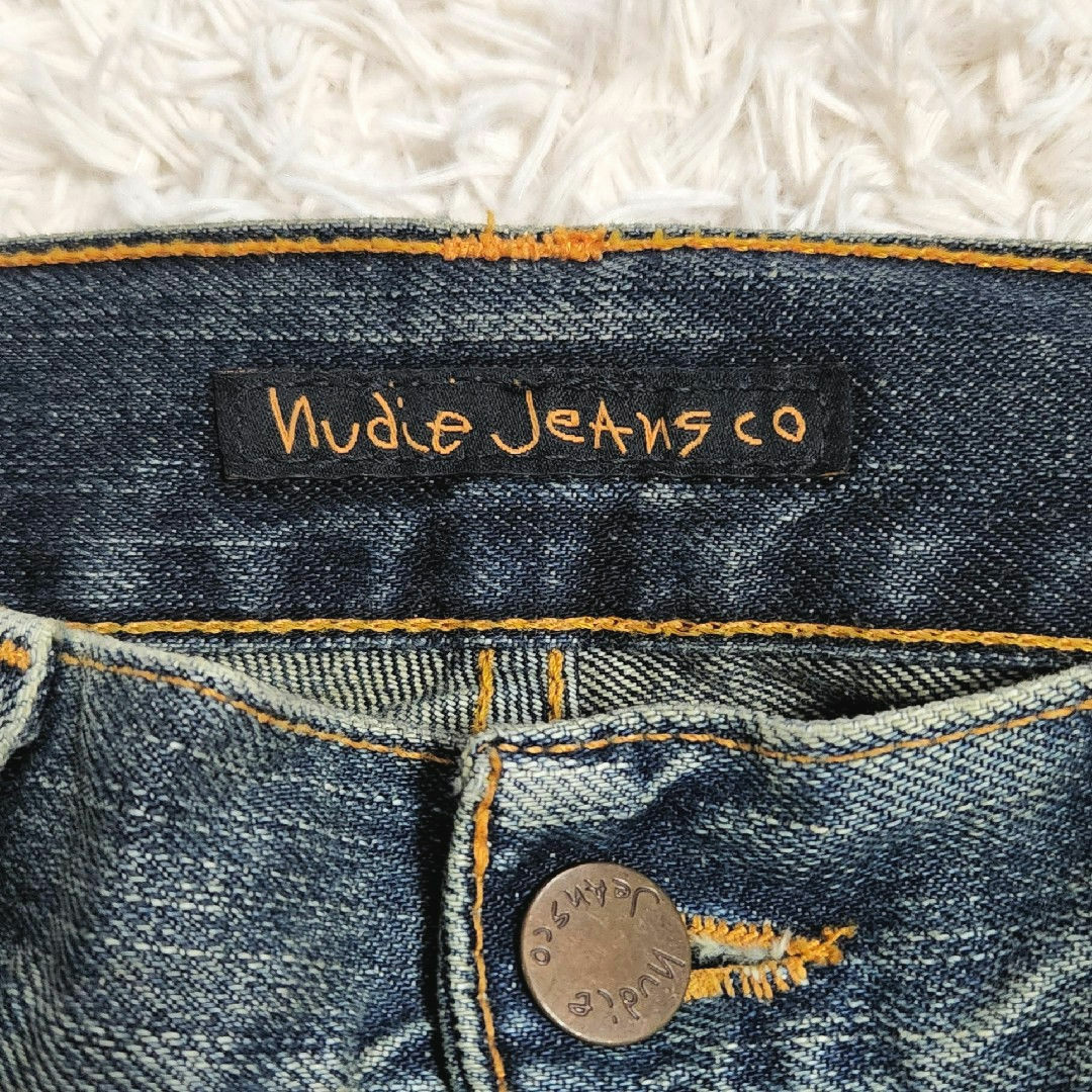 Nudie Jeans(ヌーディジーンズ)のNudie Jeans SLIMJIM ORG USED FAVORITE 刺繍 メンズのパンツ(デニム/ジーンズ)の商品写真