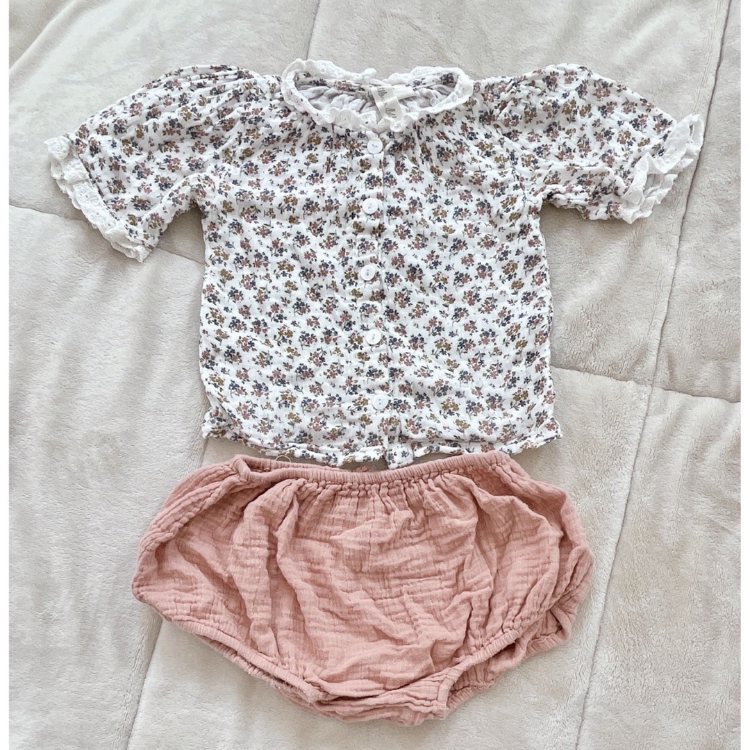 Caramel baby&child (キャラメルベビー&チャイルド)のlittle cotton clothes ブラウス　セット　2-3y キッズ/ベビー/マタニティのキッズ服女の子用(90cm~)(ブラウス)の商品写真