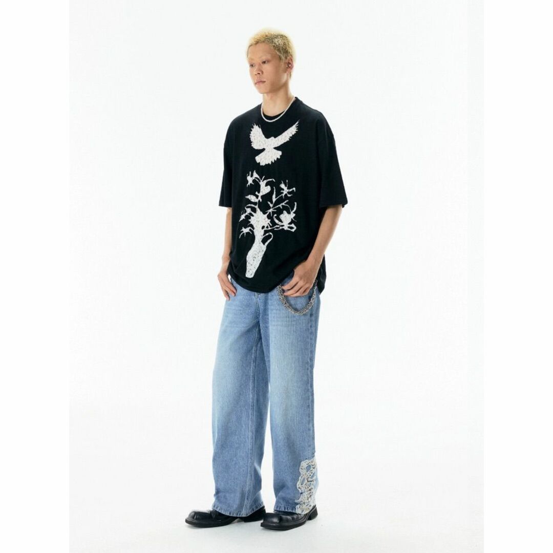 Acne Studios ロゴ入りオーバーサイズコットンブレンドTシャツ Acne Studios ロゴ入りオーバーサイズコットンブレンドTシャツ