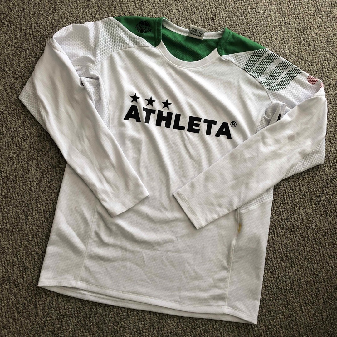 ATHLETA(アスレタ)のアスレタ　160 美品　プラシャツ　ロンT   スポーツ/アウトドアのサッカー/フットサル(ウェア)の商品写真