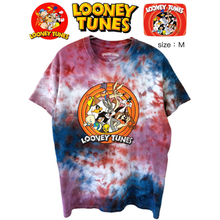 Looney Tune　ルーニーテューンズ　Tシャツ　M　ダイタイ柄　USA古着(Tシャツ/カットソー(半袖/袖なし))