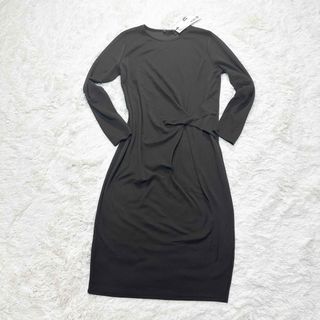 ザラ(ZARA)の【未使用】ZARA ロングワンピース　ブラウン　サイズL(ロングワンピース/マキシワンピース)