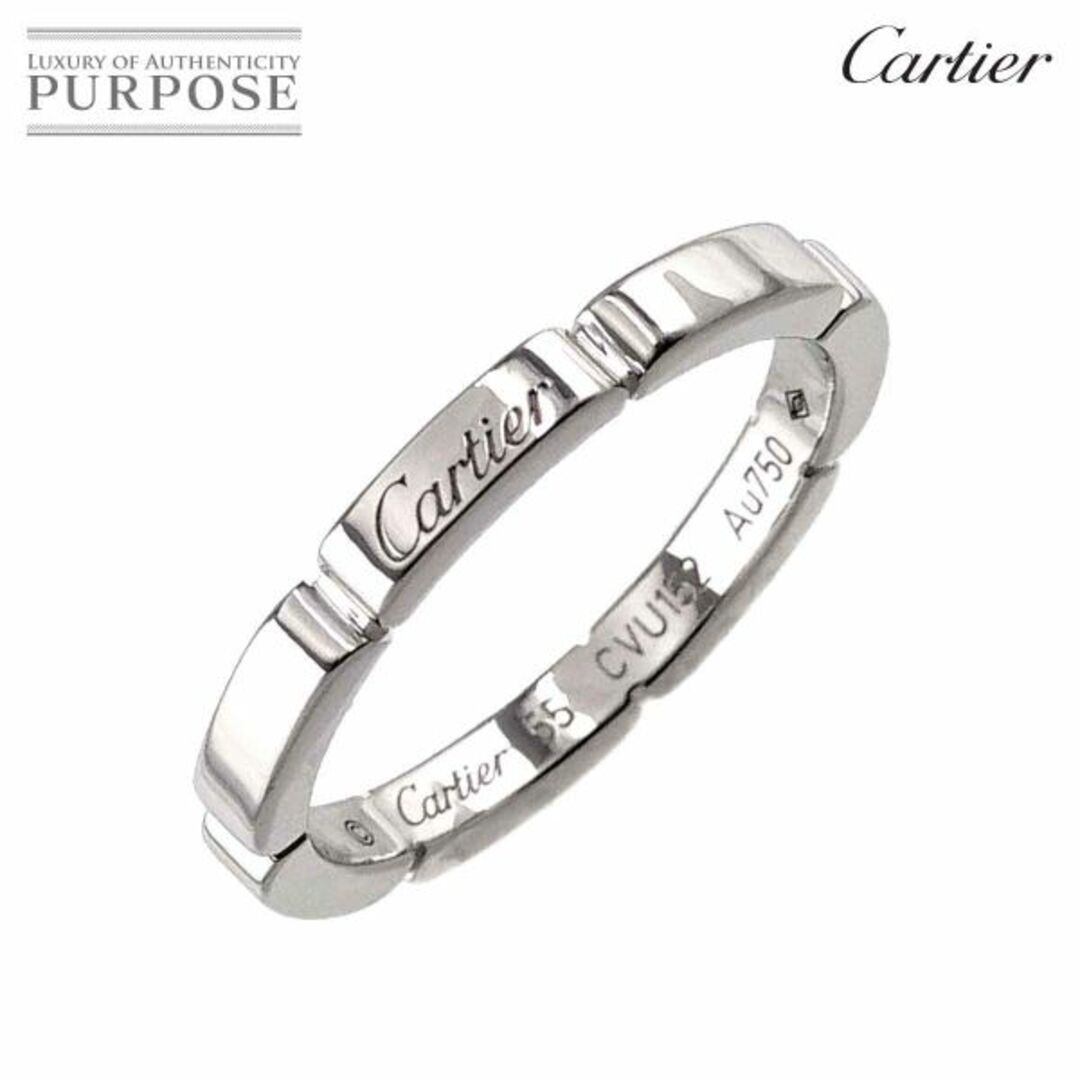 Cartier(カルティエ)のカルティエ  Cartier マイヨン パンテール #55 リング K18 WG ホワイトゴールド 750 指輪 VLP 90212361 レディースのアクセサリー(リング(指輪))の商品写真