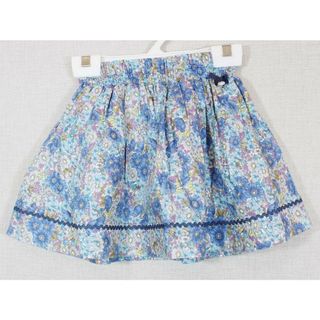 Tartine et Chocolat - [タルティーヌエショコラ/Tartine et Chocolat]100cm インナーパンツ付スカート ブルー系【中古】子供服 キッズ kids 女の子 春夏 604032 bottoms