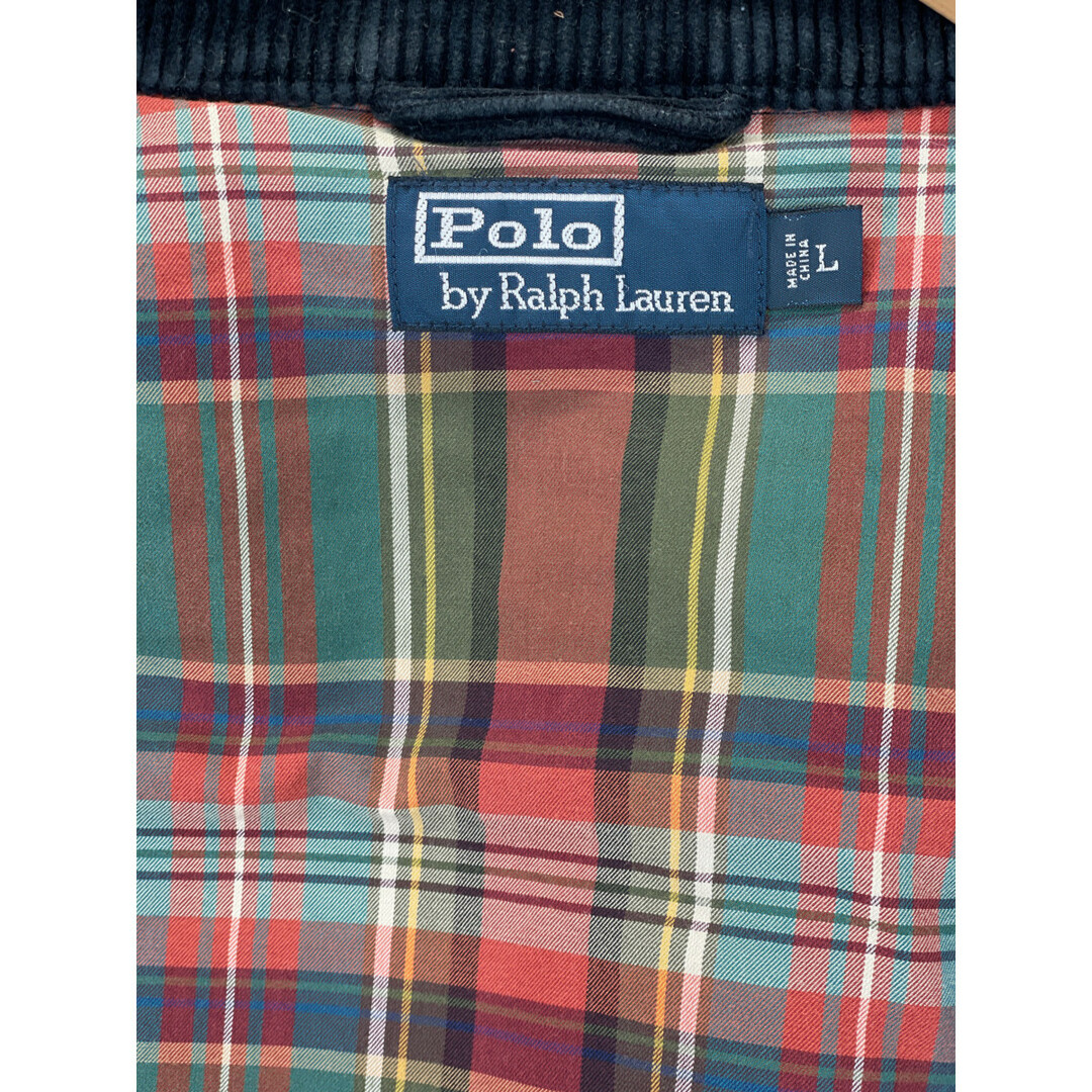 POLO RALPH LAUREN(ポロラルフローレン)のポロ ラルフローレン グリーン コーデュロイ ジップアップ ジャケット L メンズのジャケット/アウター(その他)の商品写真