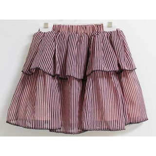 シャーリーテンプル(Shirley Temple)の【値下げ!】‡シャーリーテンプル/Shirley Temple‡130cm スカート ピンク×黒【中古】子供服 キッズ kids 女の子 春夏 133032 bottoms(スカート)